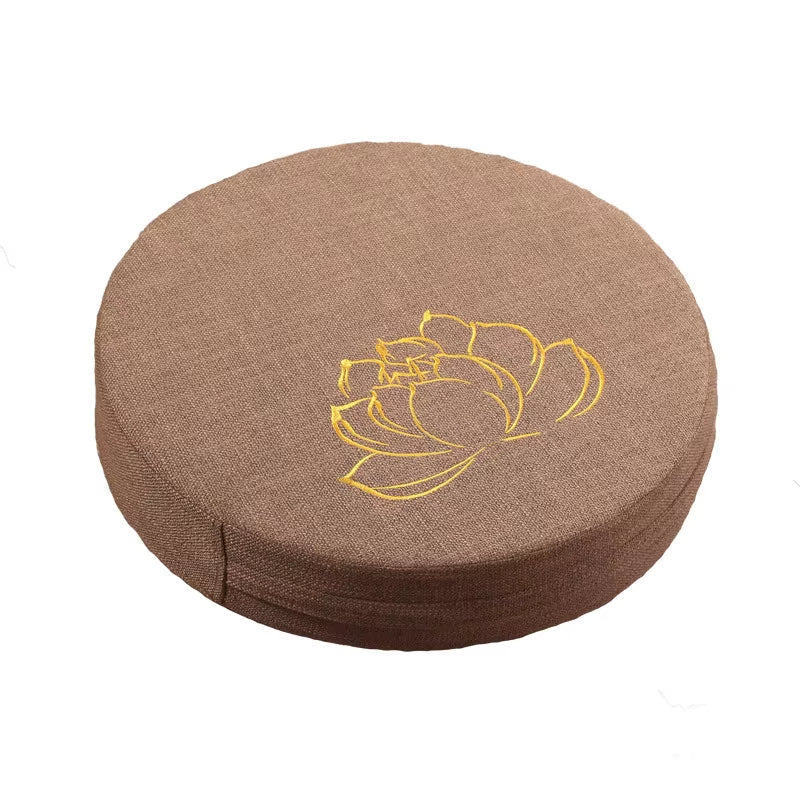 ATELIER-TIBET Coussin de Méditation “Fleur de Lotus” – Assise Confortable & Mobilité Zen