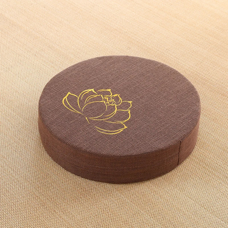 ATELIER-TIBET Coussin de Méditation “Fleur de Lotus” – Assise Confortable & Mobilité Zen