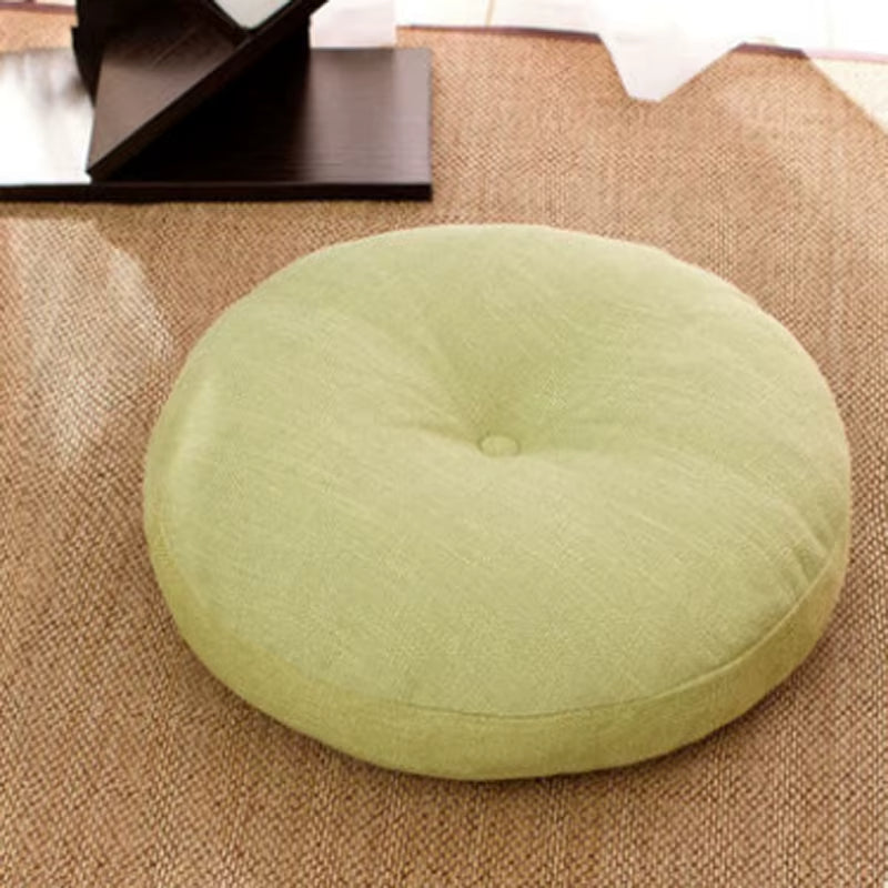 ATELIER-TIBET Zafu Rond Épais – Coussin de Méditation Confort & Soutien