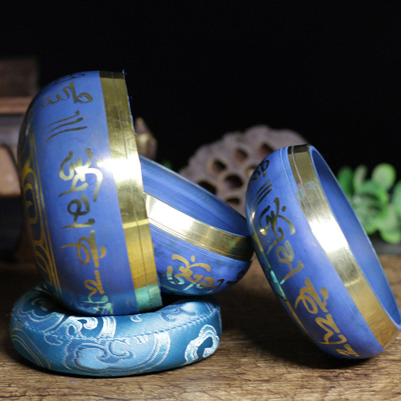 ATELIER-TIBET – Bol Chantant Tibétain en Cuivre pour Méditation et Relaxation | 9,5 cm