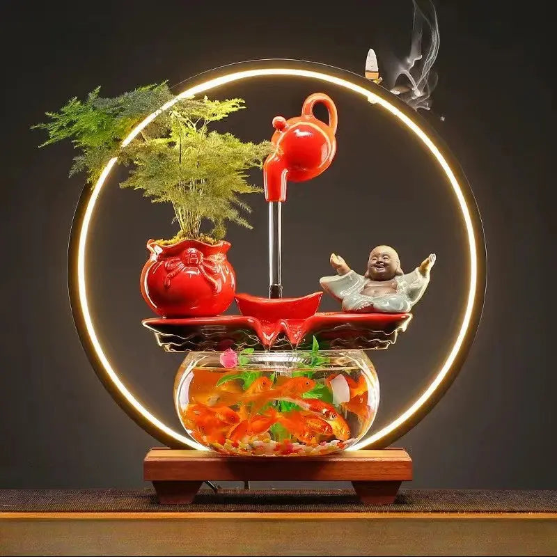 ATELIER-TIBET – Onde d’Abondance · Fontaine d’Encens LED Aquatique