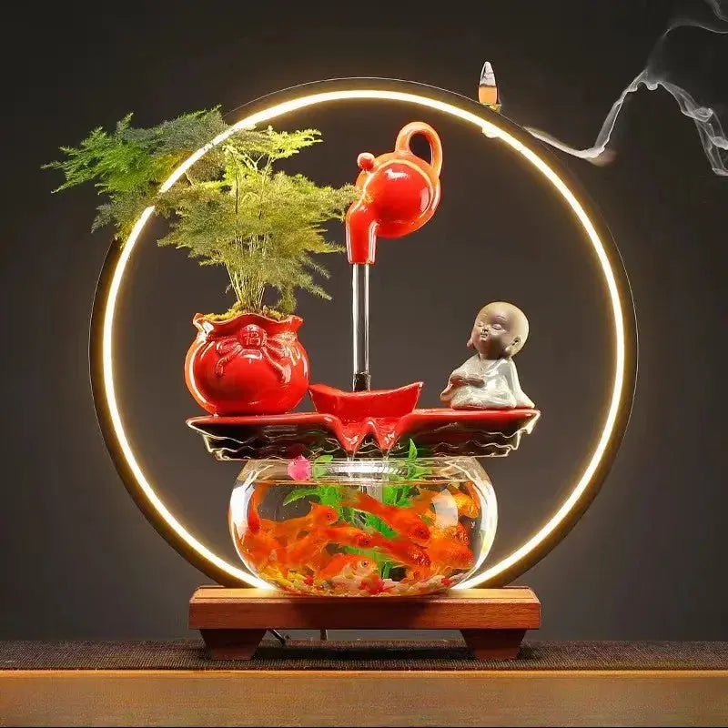 ATELIER-TIBET – Onde d’Abondance · Fontaine d’Encens LED Aquatique