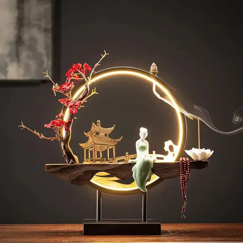 ATELIER-TIBET – Quiétude Intérieure · Porte-Encens Lumineux Zen