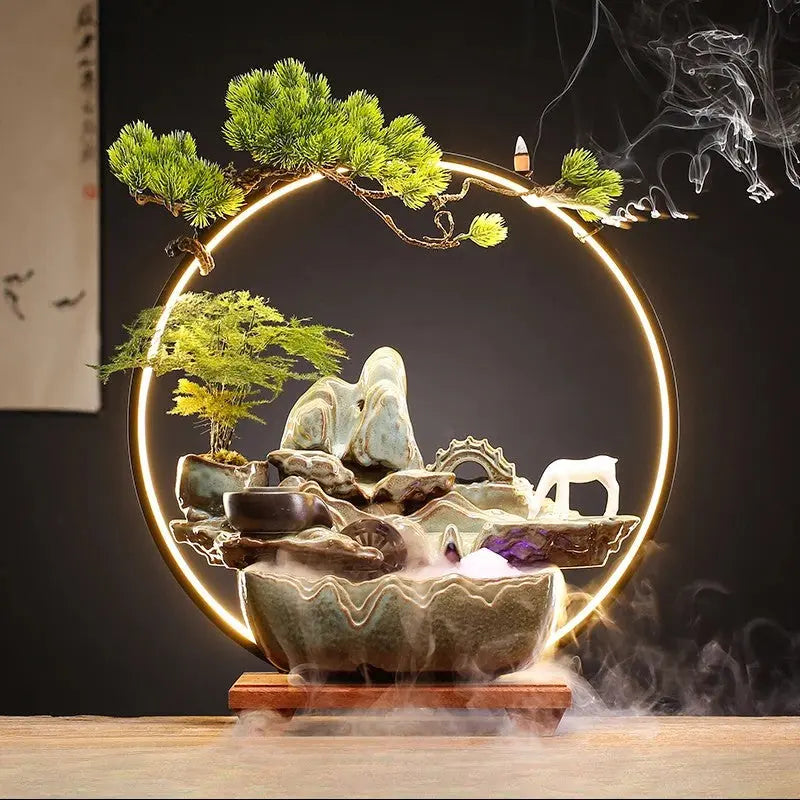 ATELIER-TIBET – Flux Harmonie · Fontaine d’Encens LED Feng Shui