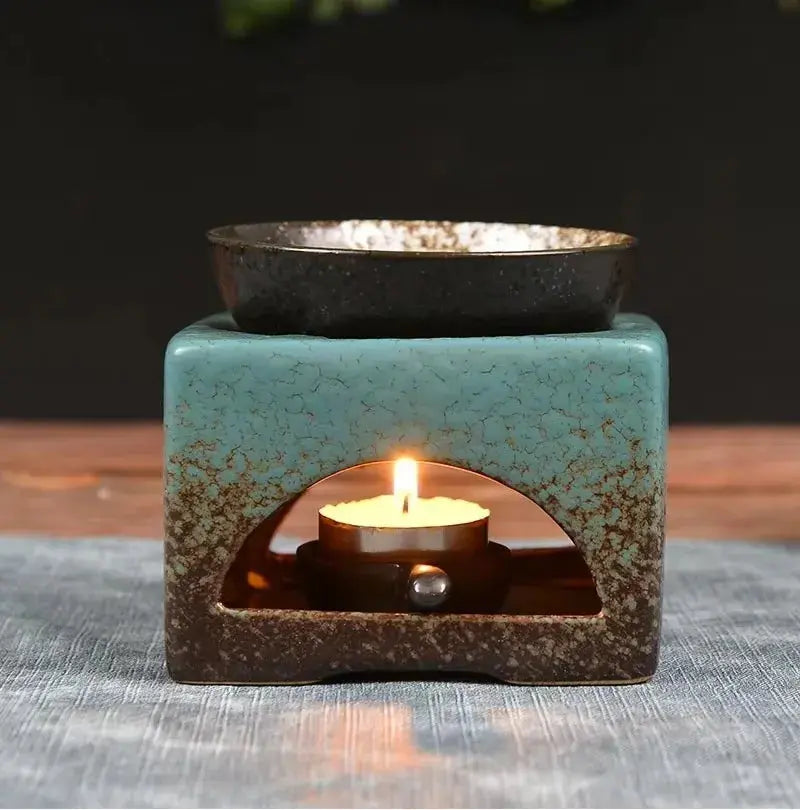 ATELIER-TIBET – Veille Parfumée Lampe Arôme en Céramique Rétro
