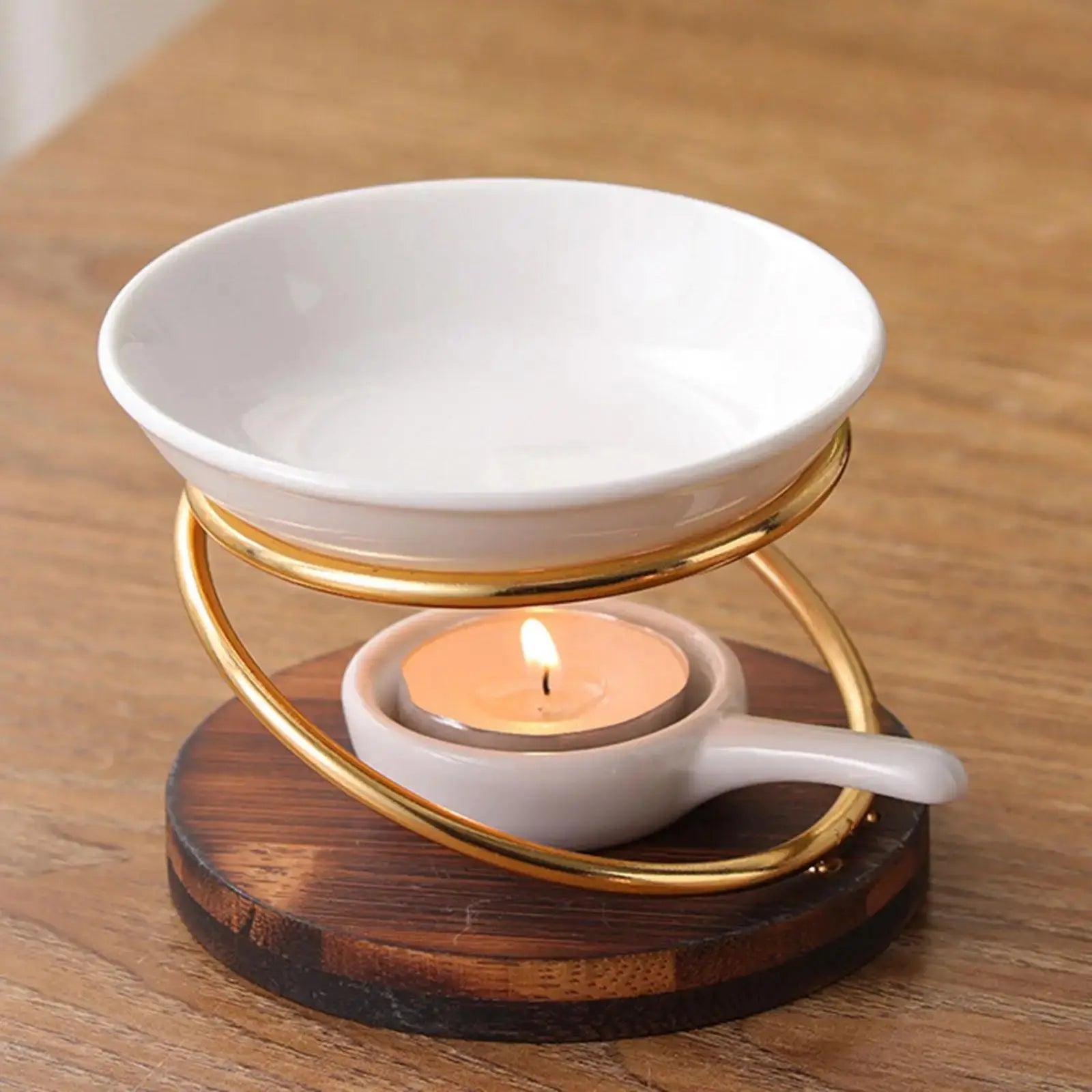 ATELIER-TIBET – Épure Chaleureuse Diffuseur à Chaleur Douce Bois & Céramique