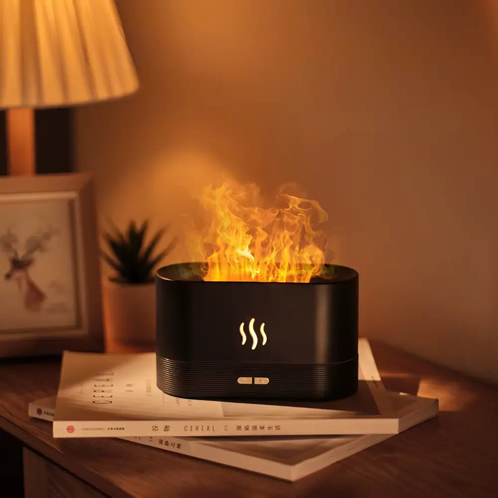 ATELIER-TIBET – Diffuseur d’Huiles Essentielles Effet Flamme LED