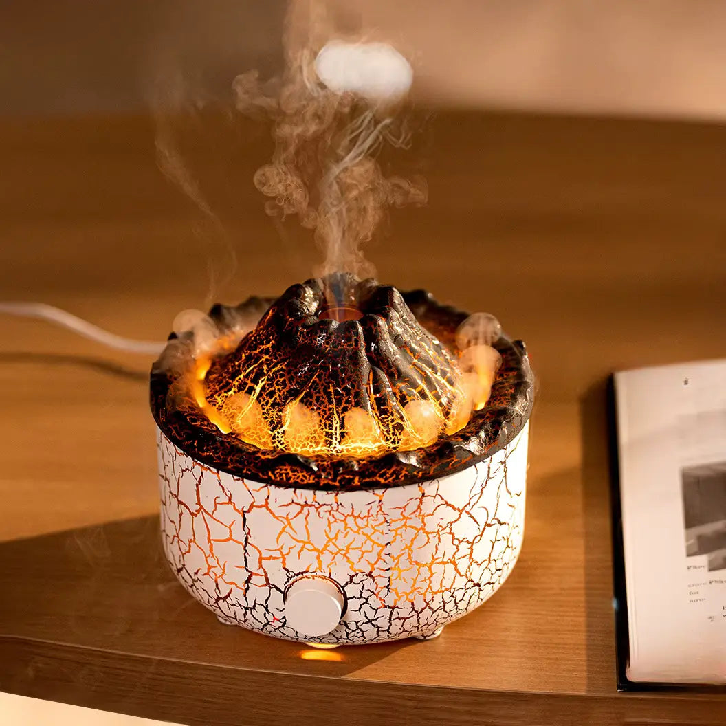 ATELIER-TIBET – Diffuseur d’Huiles Essentielles Effet Flamme Grande Capacité