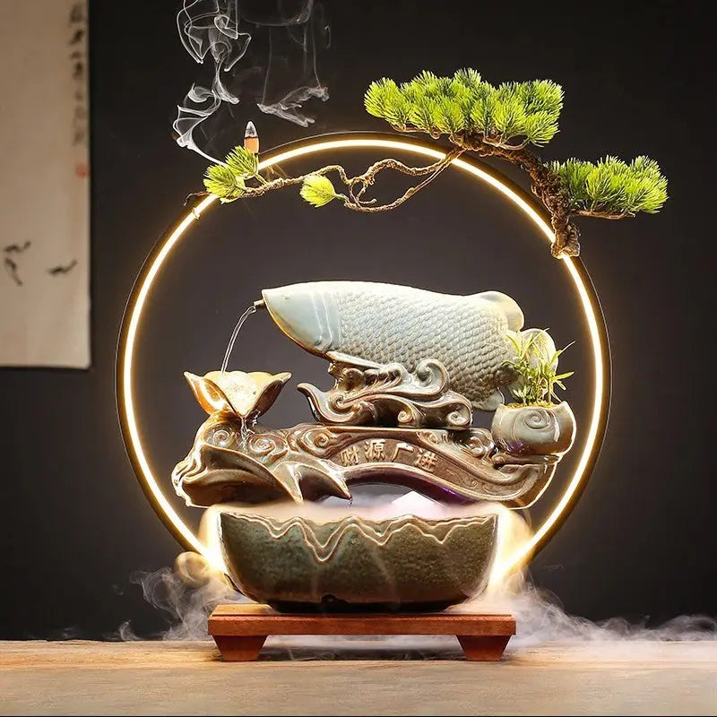 ATELIER-TIBET – Flux Harmonie · Fontaine d’Encens LED Feng Shui