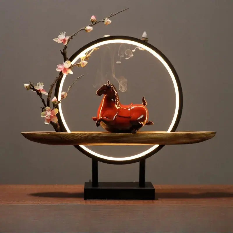 ATELIER-TIBET – Souffle Sakura · Porte-Encens LED Fleur de Cerisier