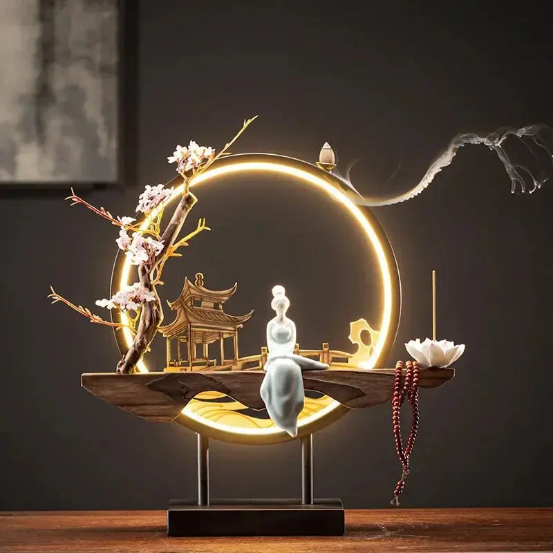 ATELIER-TIBET – Quiétude Intérieure · Porte-Encens Lumineux Zen