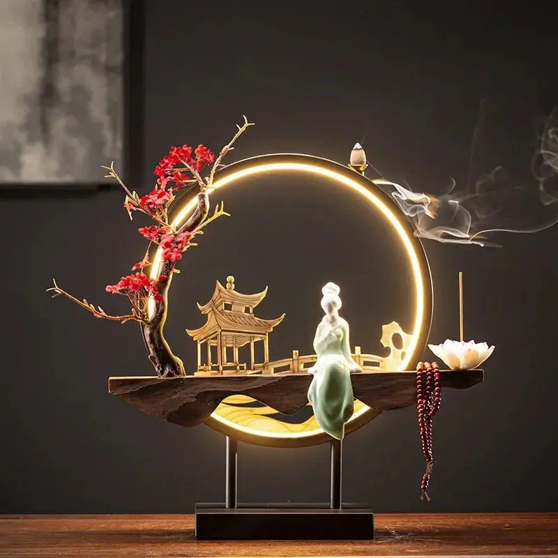 ATELIER-TIBET – Quiétude Intérieure · Porte-Encens Lumineux Zen