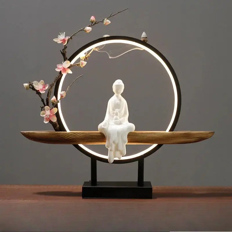 ATELIER-TIBET – Souffle Sakura · Porte-Encens LED Fleur de Cerisier