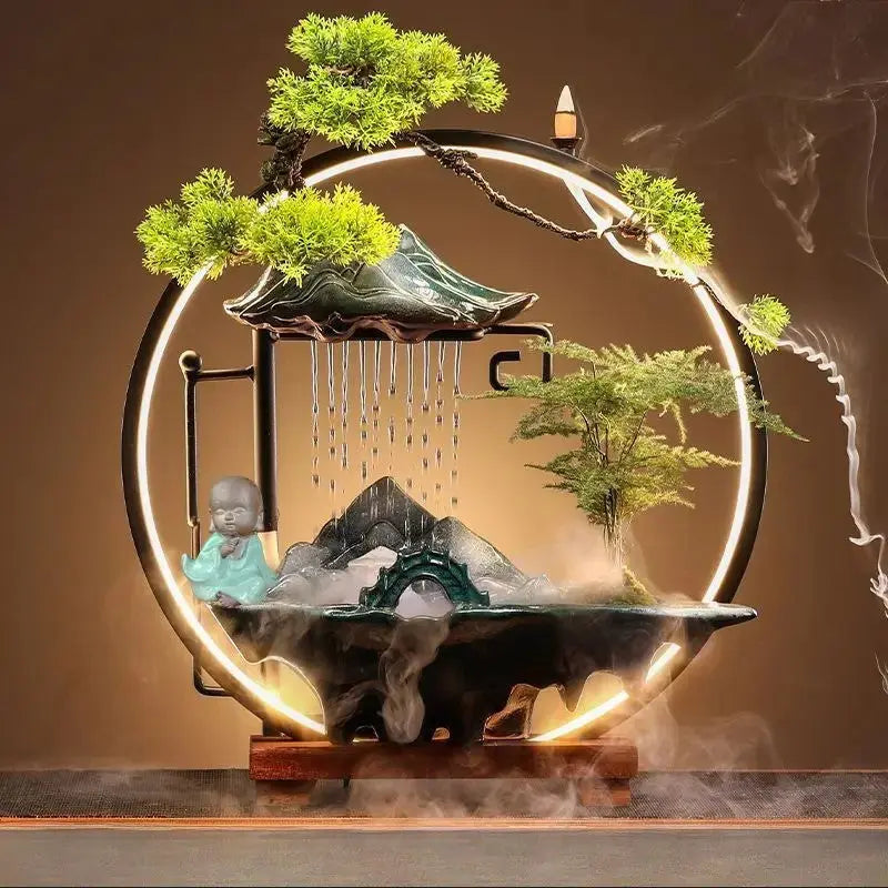 ATELIER-TIBET – Aube Sylvestre · Fontaine d’Encens LED Naturelle