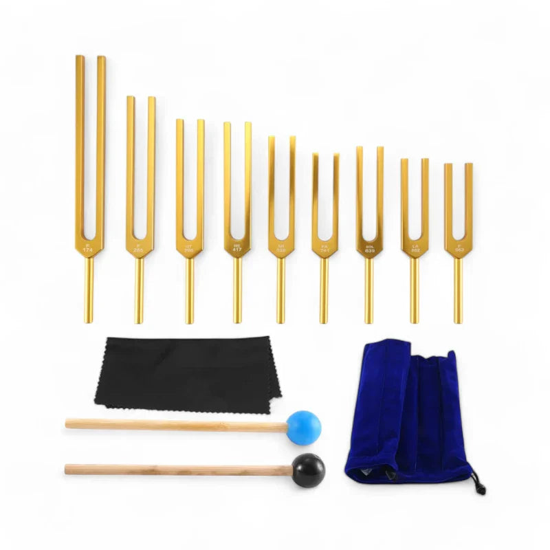 Ensemble 9 Diapasons Thérapie Sonore