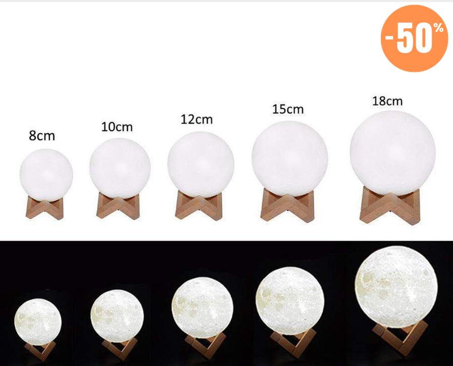 ATELIER-TIBET Exclusivité Lampe Lune 3D