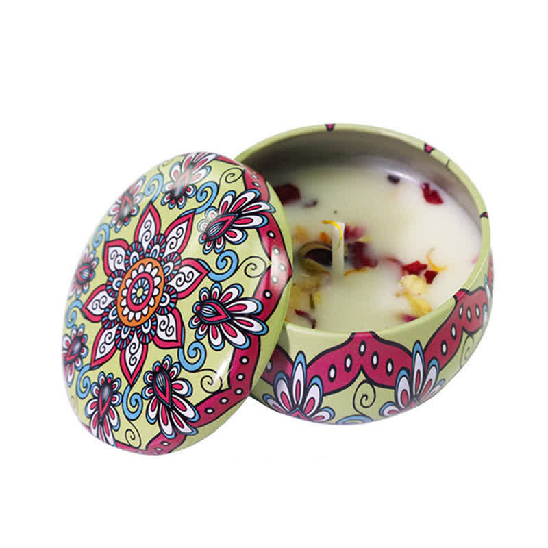 ATELIER-TIBET Bougie Spirituelle en Cire de Soja pour Méditation et Rituels