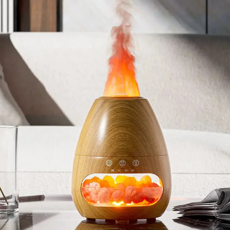 ATELIER-TIBET – Diffuseur d’Huiles Essentielles Flamme & Pierres Naturelles