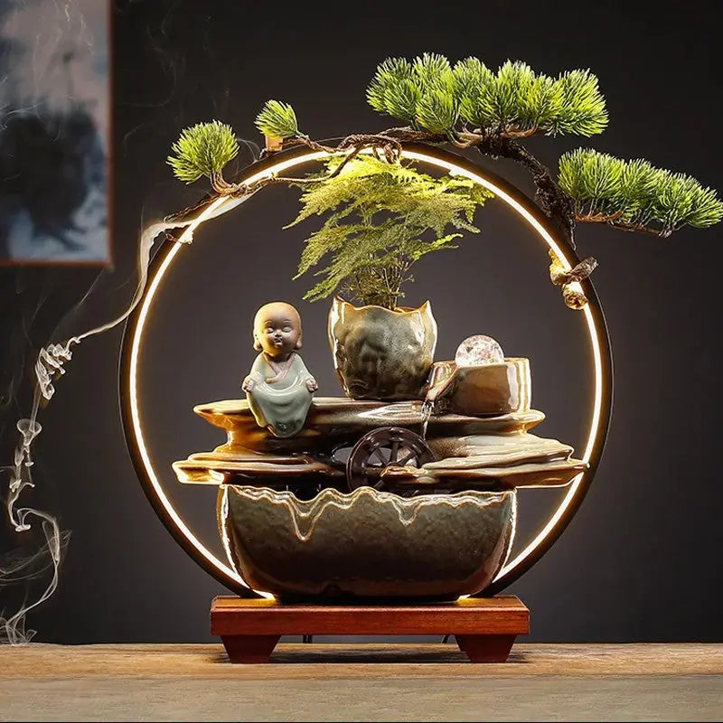 ATELIER-TIBET – Flux Harmonie · Fontaine d’Encens LED Feng Shui