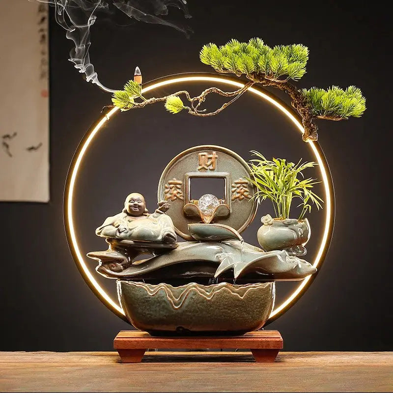 ATELIER-TIBET – Flux Harmonie · Fontaine d’Encens LED Feng Shui