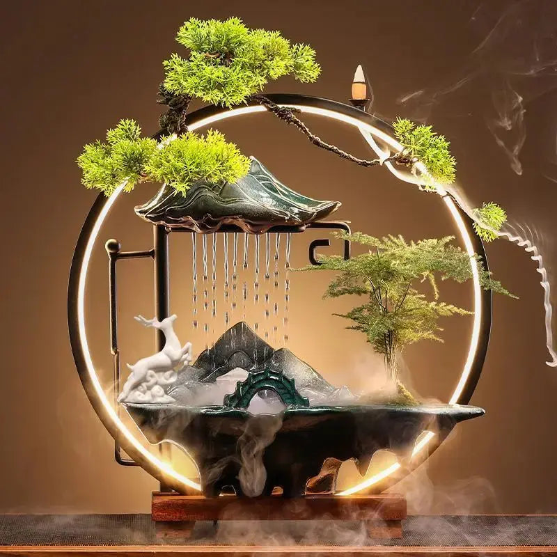 ATELIER-TIBET – Aube Sylvestre · Fontaine d’Encens LED Naturelle