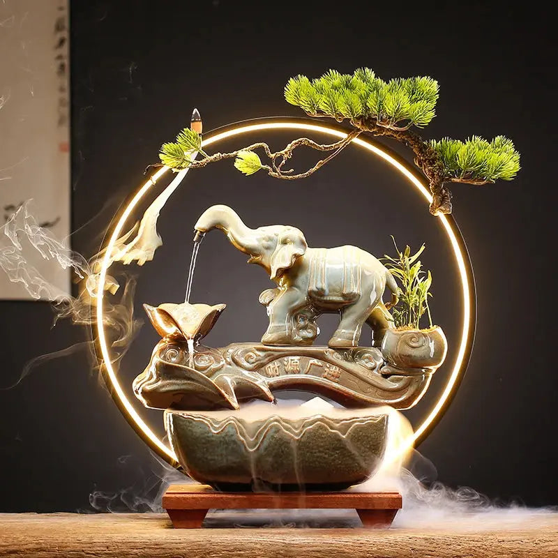 ATELIER-TIBET – Flux Harmonie · Fontaine d’Encens LED Feng Shui