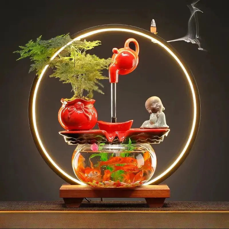 ATELIER-TIBET – Onde d’Abondance · Fontaine d’Encens LED Aquatique