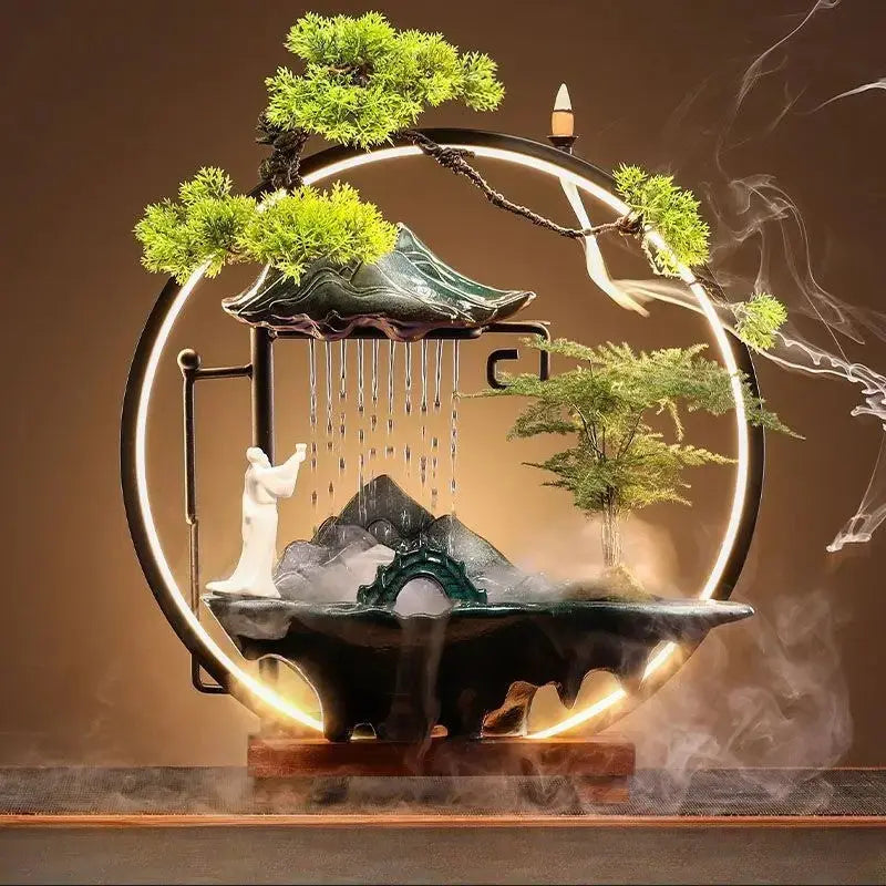 ATELIER-TIBET – Aube Sylvestre · Fontaine d’Encens LED Naturelle