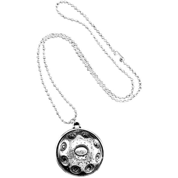 ATELIER-TIBET Pendentif Handpan Argenté – Collier Musical & Spirituel Unisexe