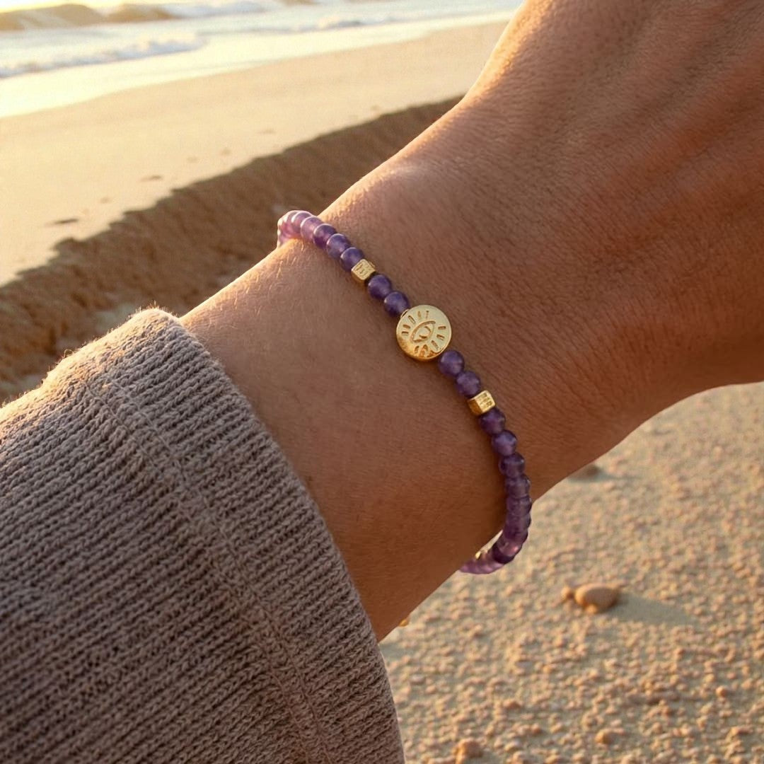 ATELIER-TIBET – Bracelet Lien Protecteur en Pierres Naturelles