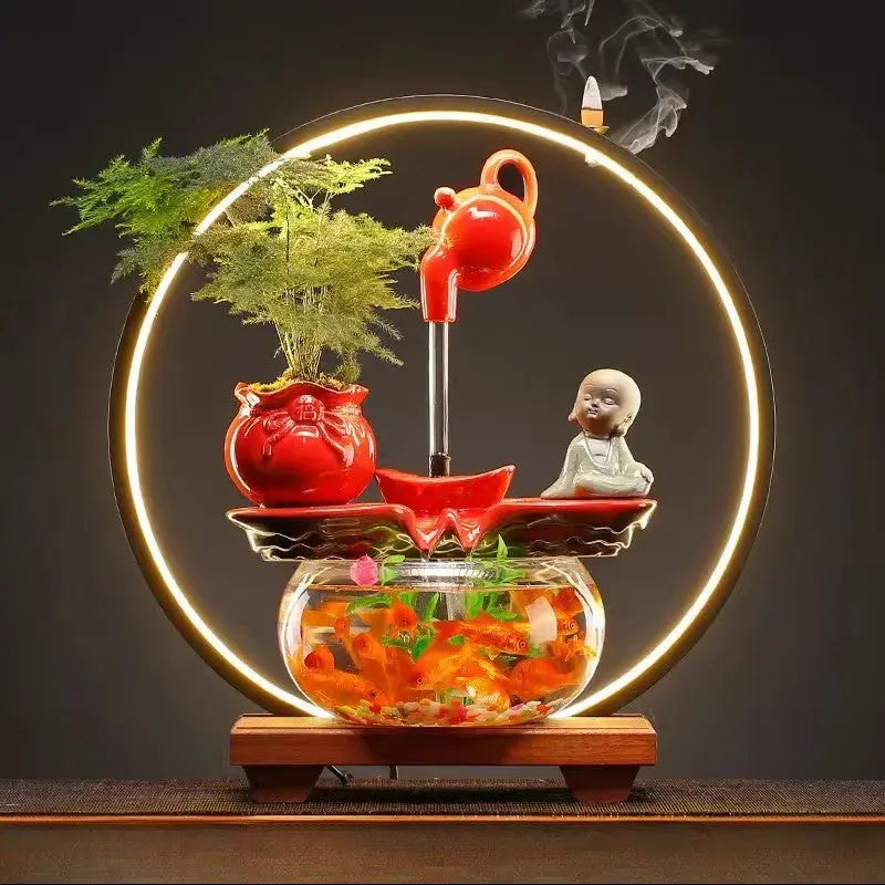 ATELIER-TIBET – Onde d’Abondance · Fontaine d’Encens LED Aquatique