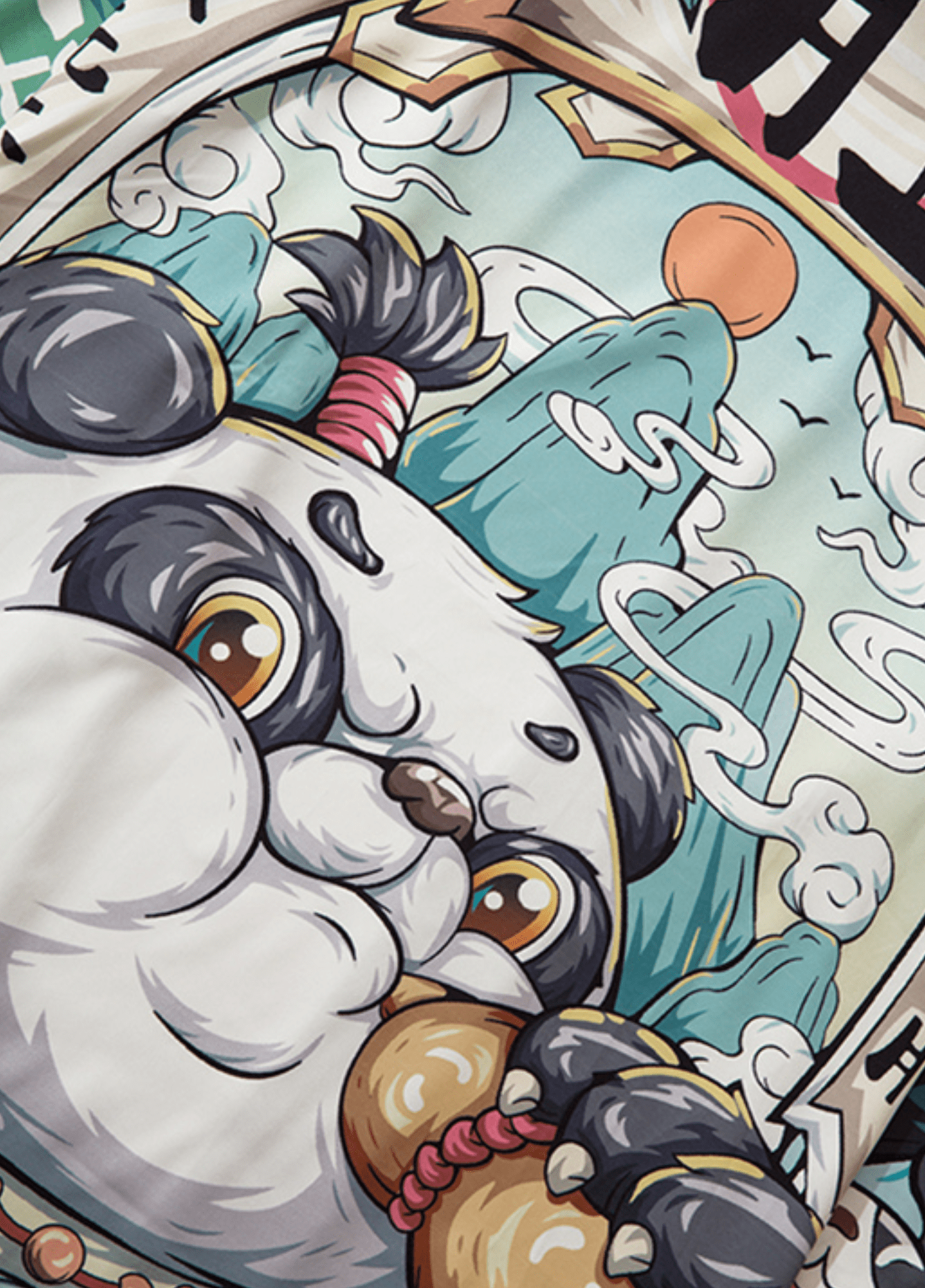 Kimono mixte bleu – Artiste Panda