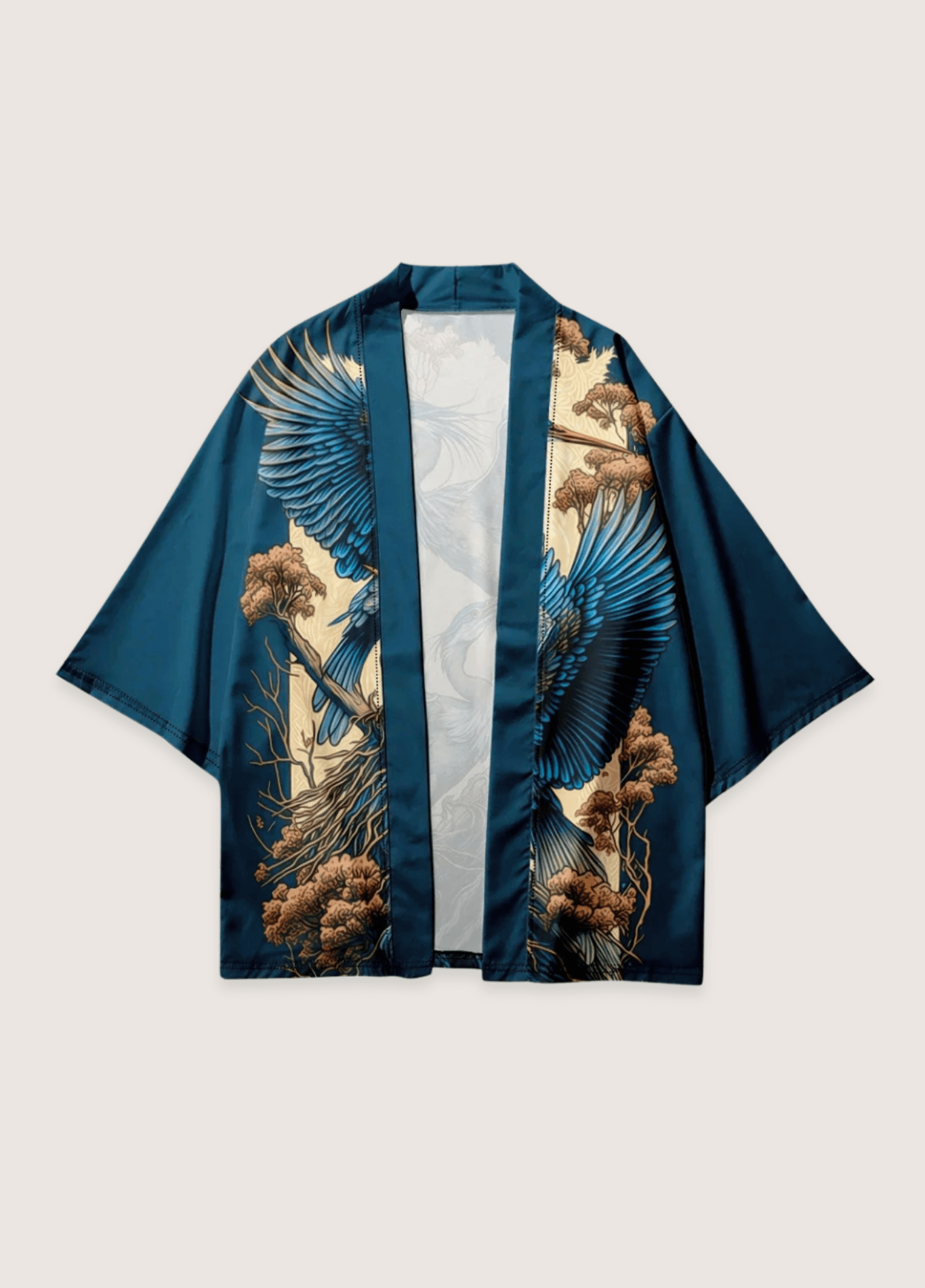 Kimono femme vert-bleu – Sora