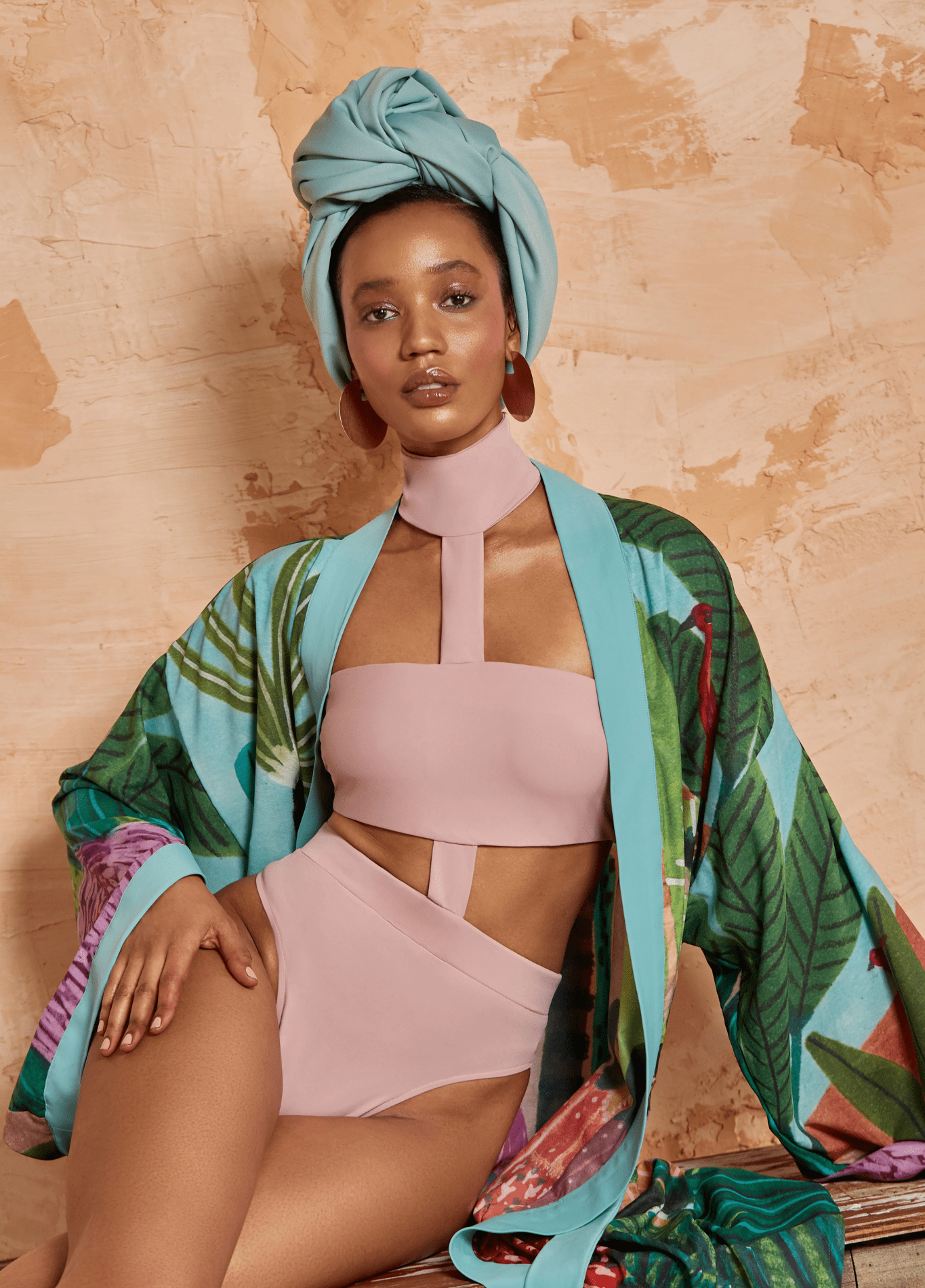 Kimono long femme tropical – Janguru
