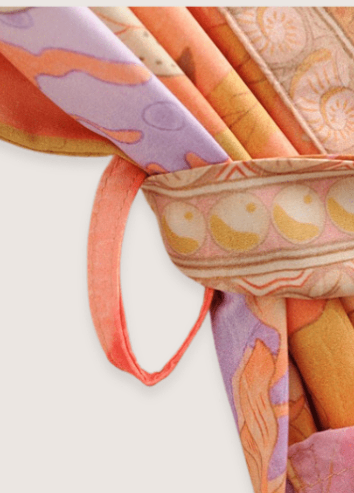 Kimono long femme motif vague pêche – Sirène