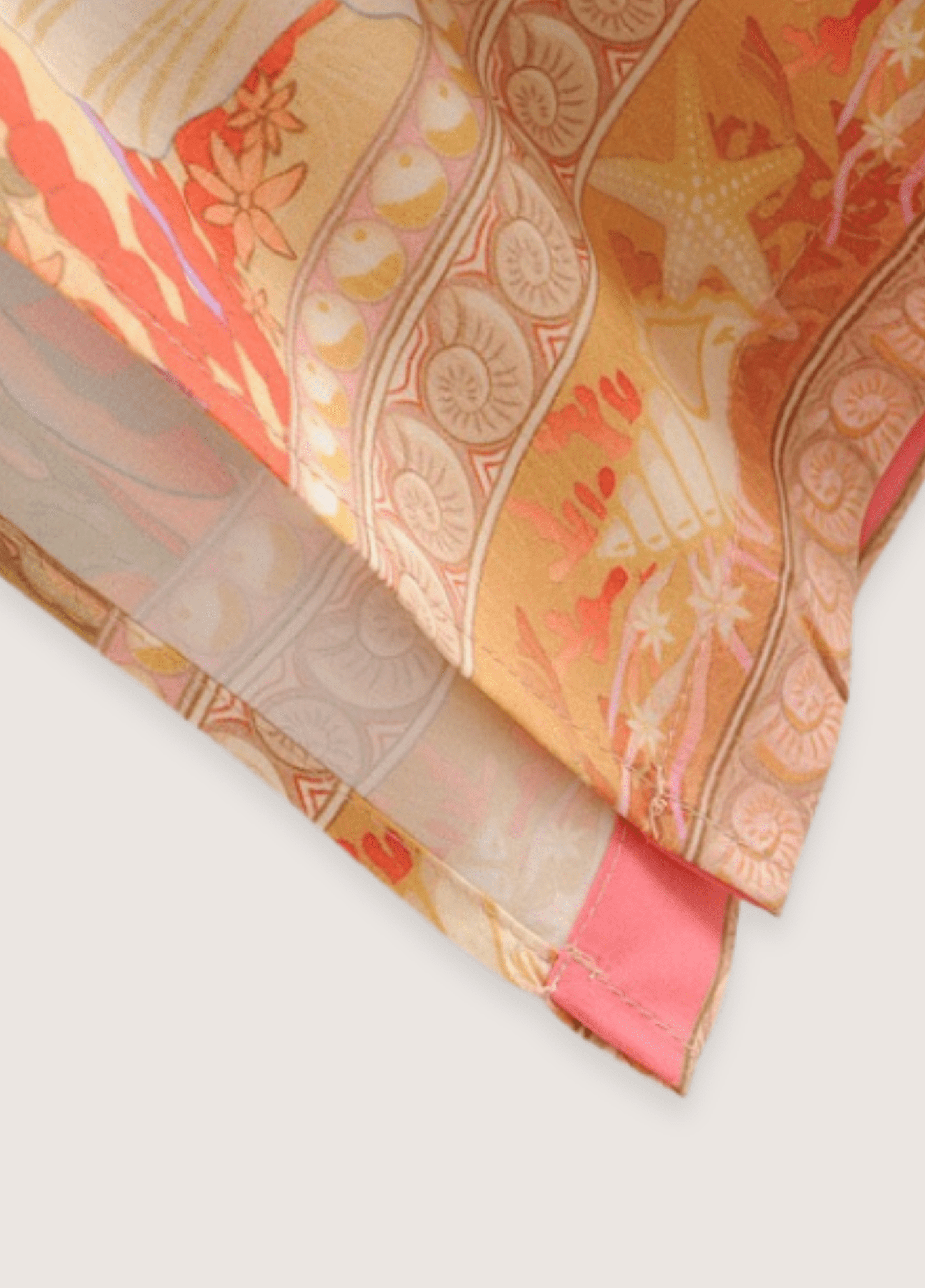 Kimono long femme motif vague pêche – Sirène