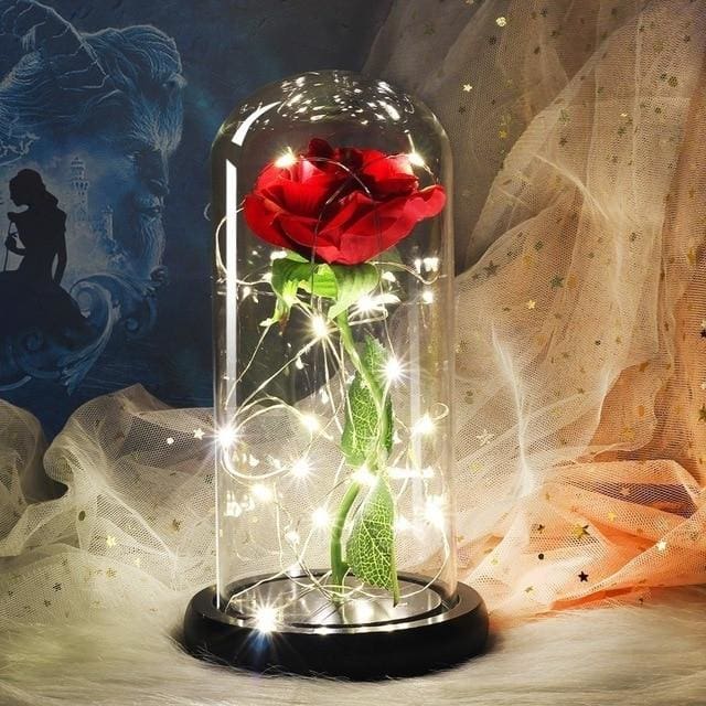 ATELIER-TIBET – Rose Éternelle sous Cloche – Élégance & Romance Durable