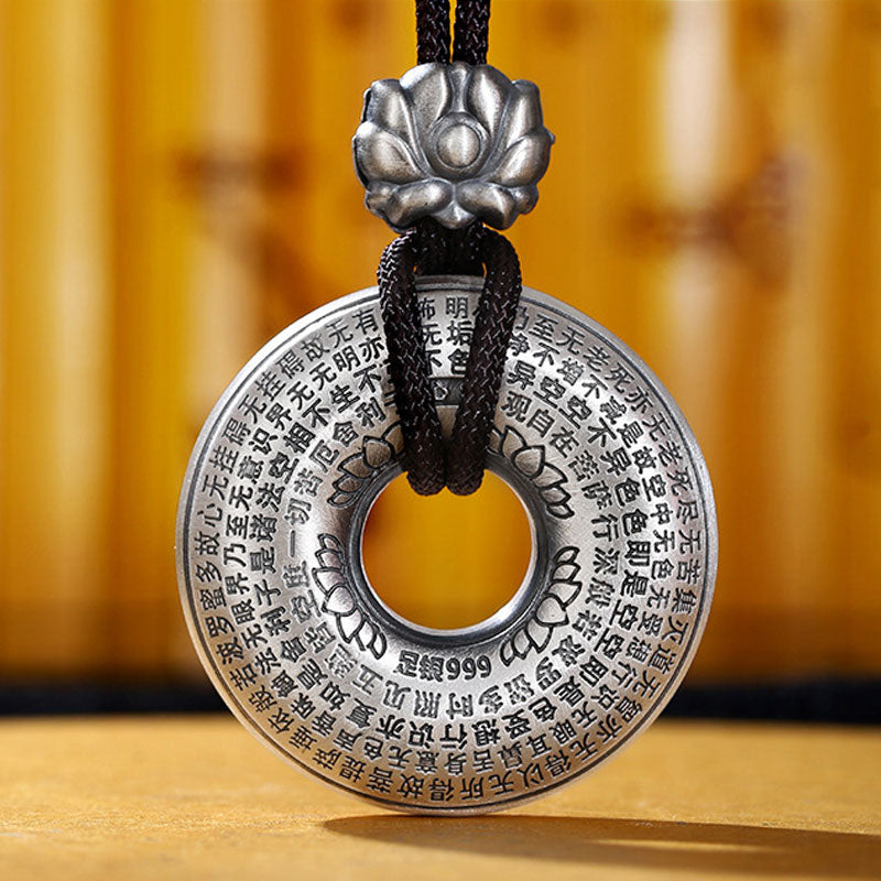 ATELIER-TIBET Collier Lotus & Boucle de Paix Argent 999 – Harmonie & Équilibre
