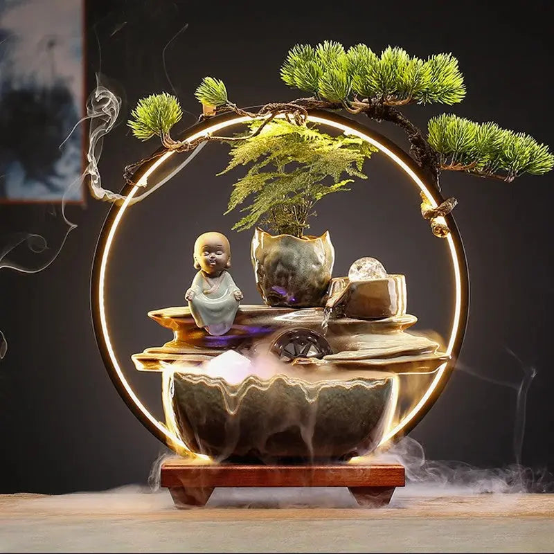 ATELIER-TIBET – Flux Harmonie · Fontaine d’Encens LED Feng Shui