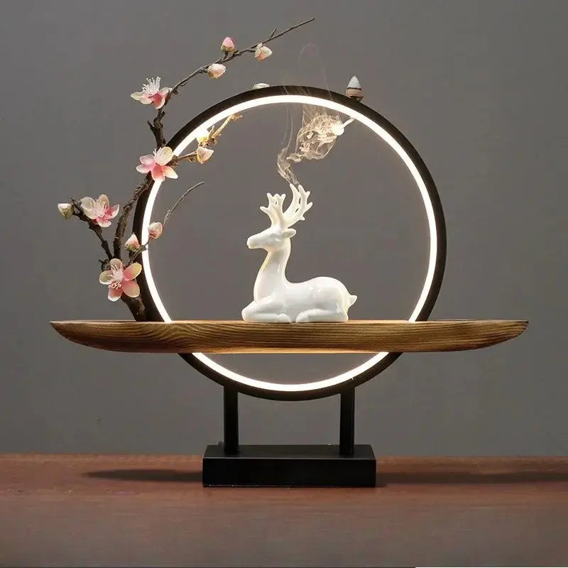 ATELIER-TIBET – Souffle Sakura · Porte-Encens LED Fleur de Cerisier