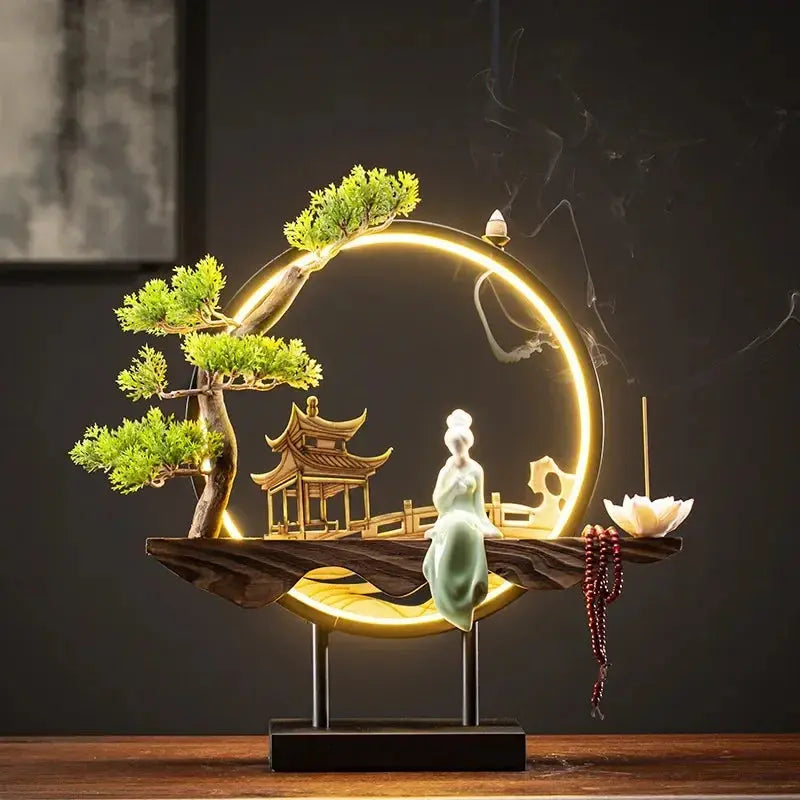 ATELIER-TIBET – Quiétude Intérieure · Porte-Encens Lumineux Zen