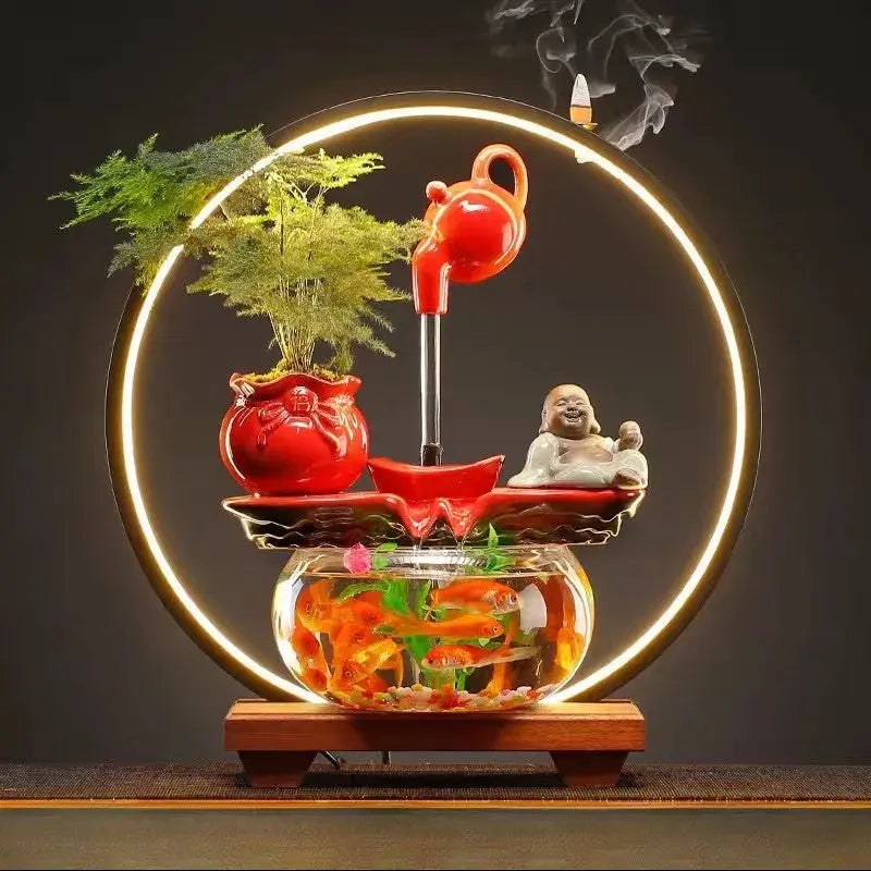 ATELIER-TIBET – Onde d’Abondance · Fontaine d’Encens LED Aquatique