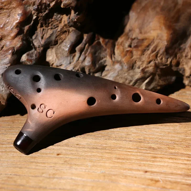 Ocarina 12 Trous Sable Pourpre