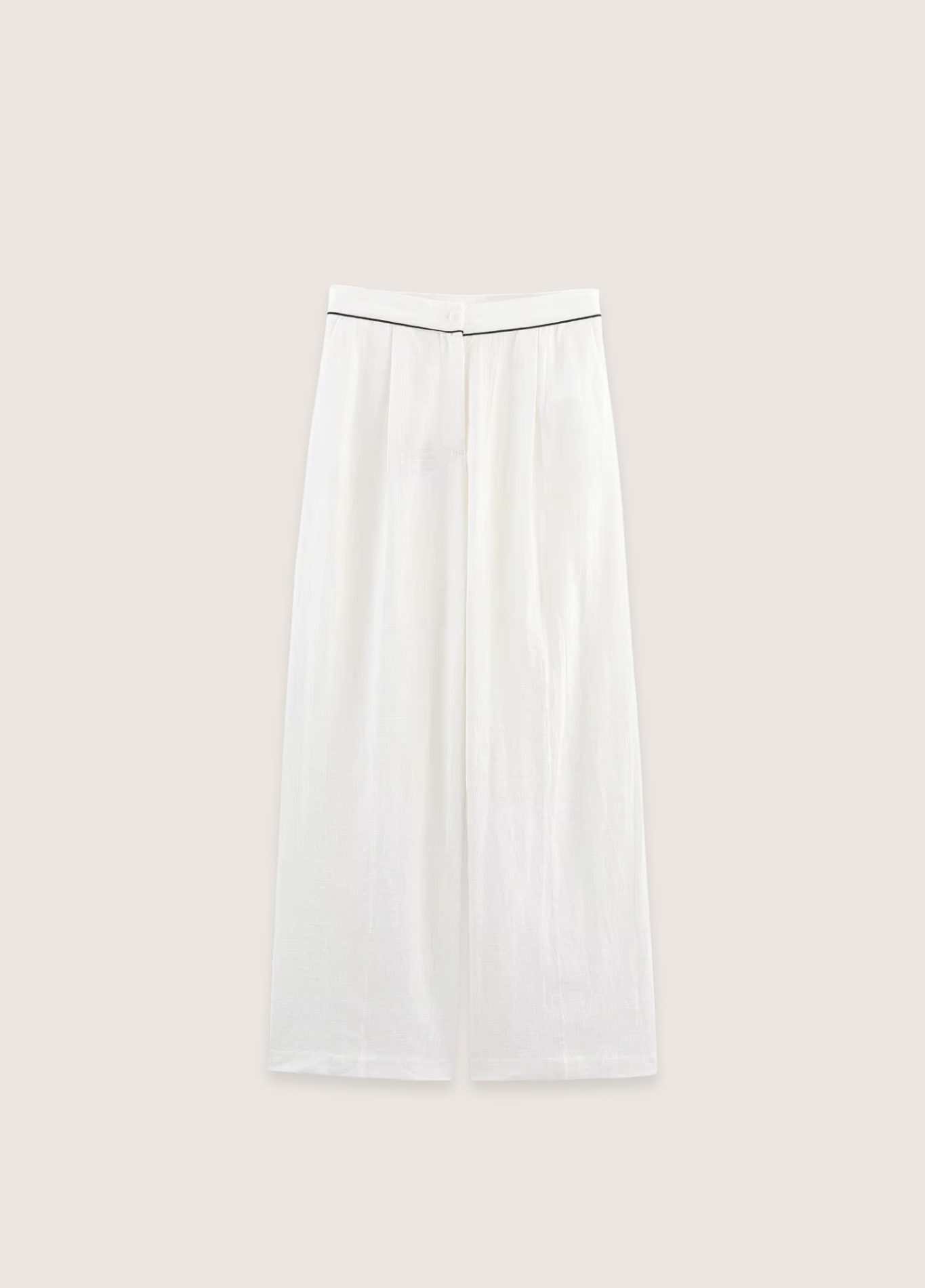 Pantalon kimono femme uni blanc – Yuki