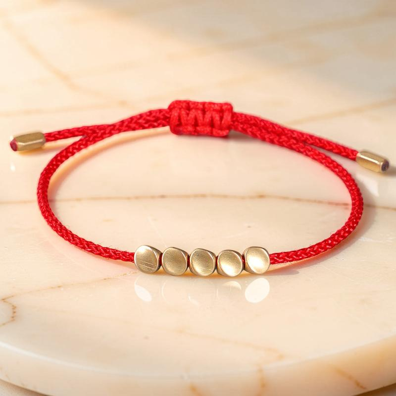 ATELIER-TIBET – Bracelet Fil Rouge – Lumière et Protection