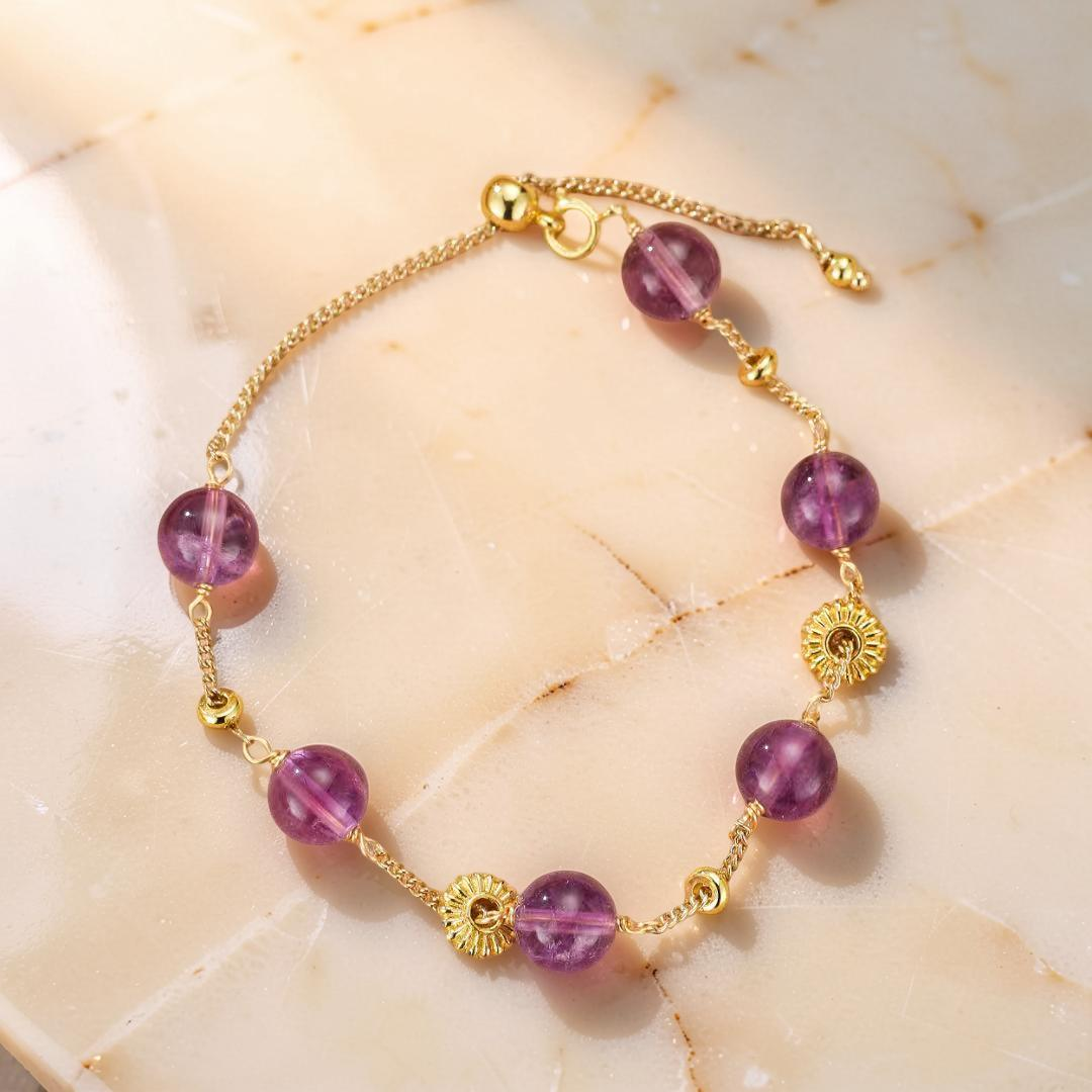 ATELIER-TIBET – Bracelet Améthyste – Rayonnement Violet