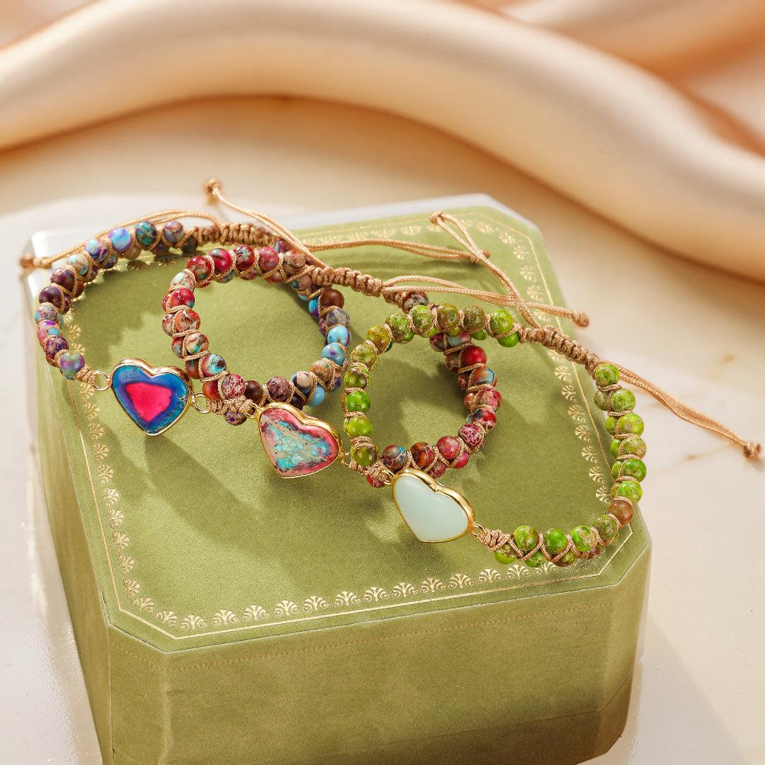 ATELIER-TIBET – Bracelet Jaspe – Amour Vibrant