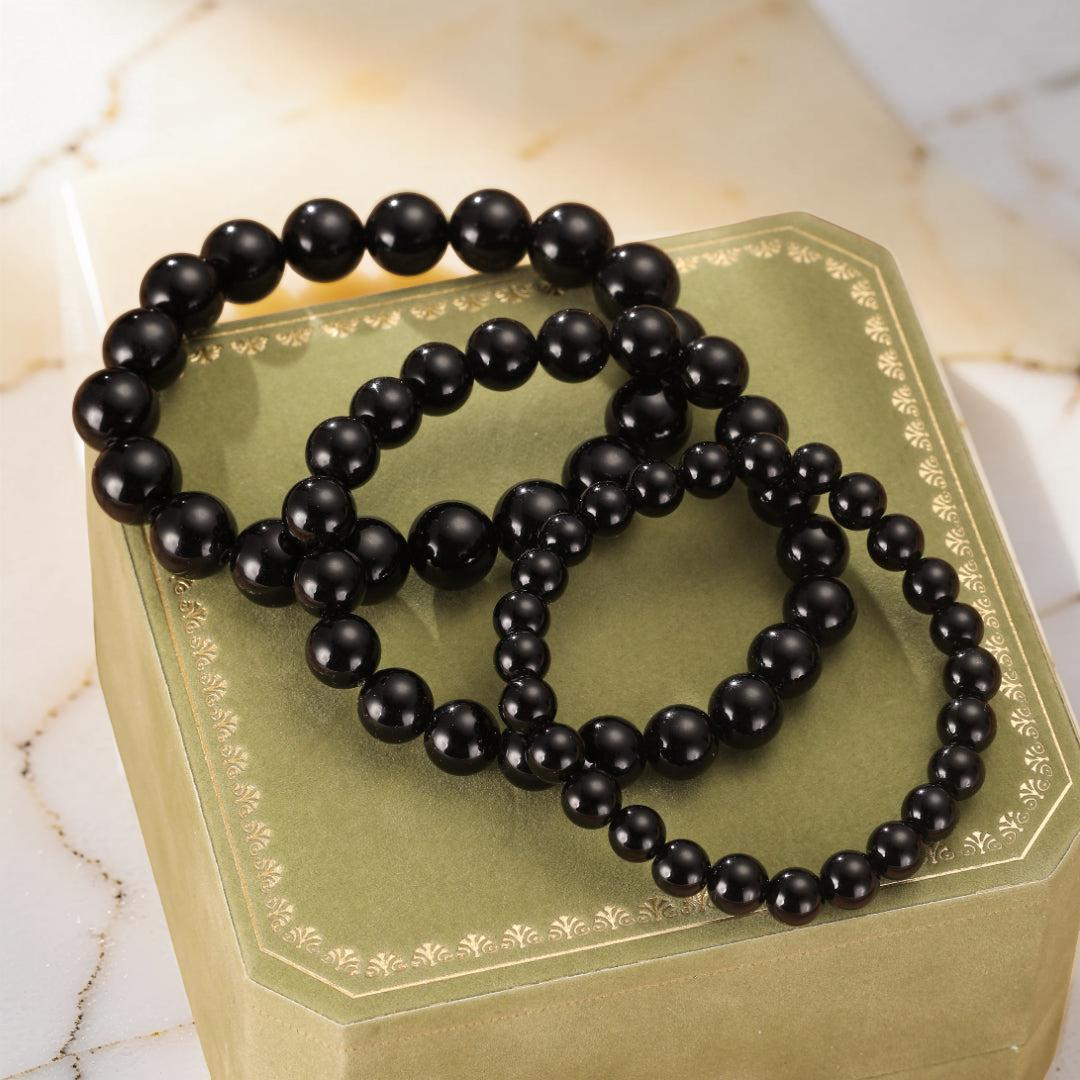 ATELIER-TIBET – Bracelet Obsidienne – Force Silencieuse