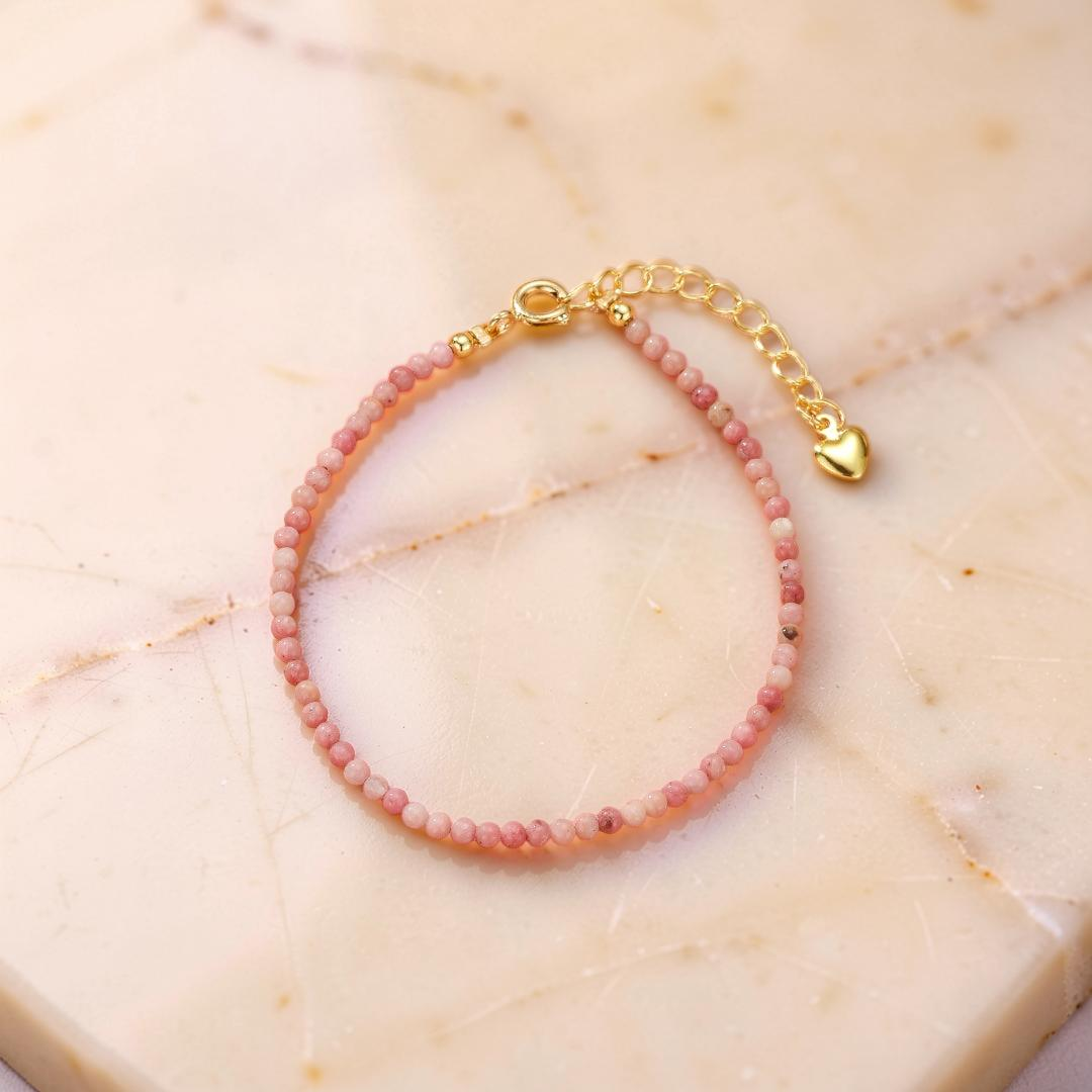 ATELIER-TIBET – Bracelet Rhodonite – Ciel Rosé
