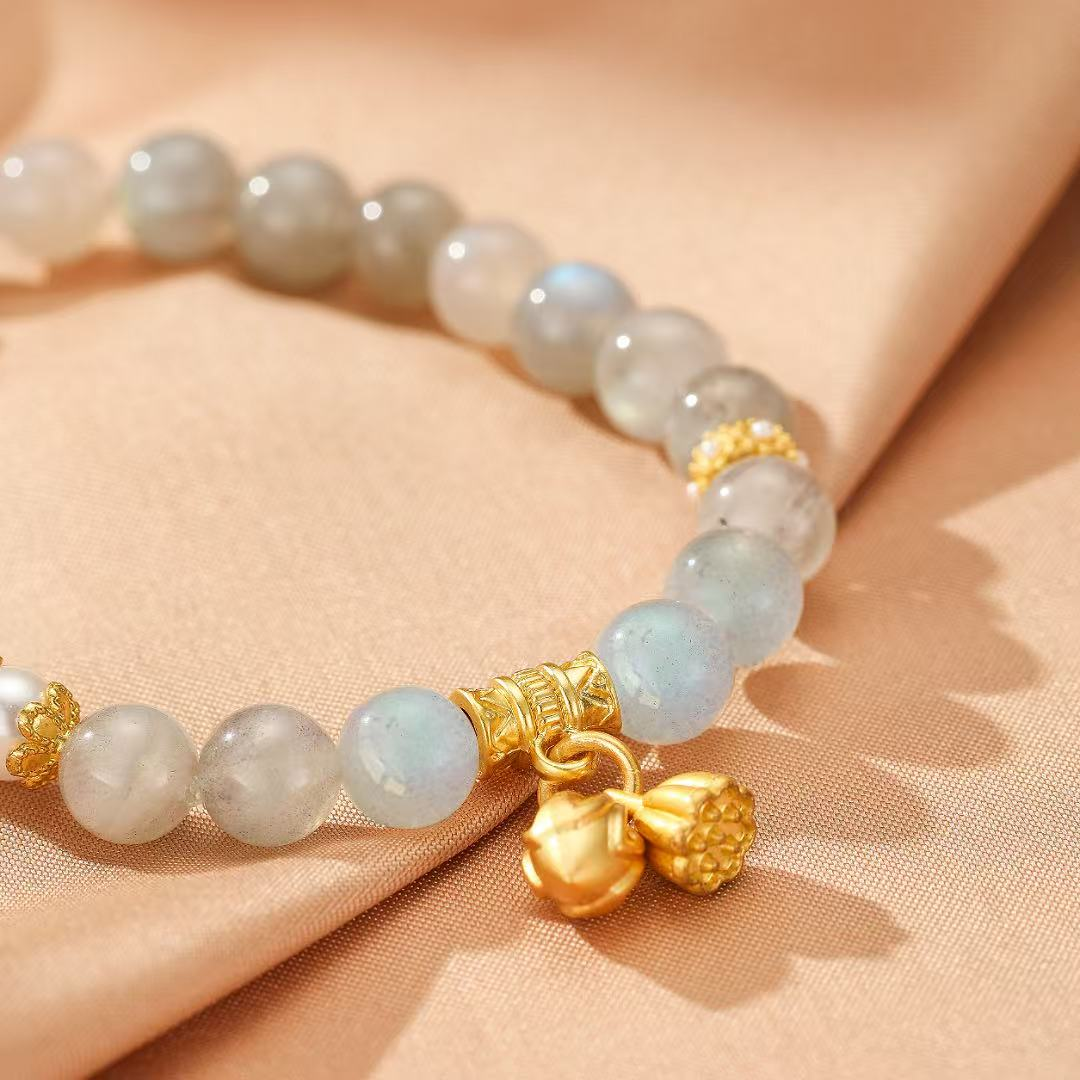 ATELIER-TIBET – Bracelet Labradorite – Graines de Sérénité